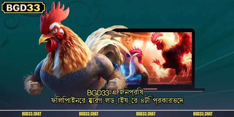 BGD33-এ জনপ্রিয় ফিলিপাইনের মোরগ লড়াইয়ের ৪টি প্রকারভেদ