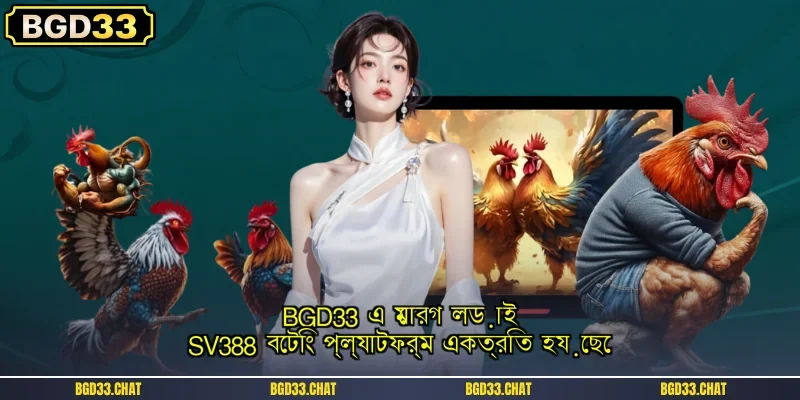 BGD33 এ মোরগ লড়াই SV388 বেটিং প্ল্যাটফর্ম একত্রিত হয়েছে