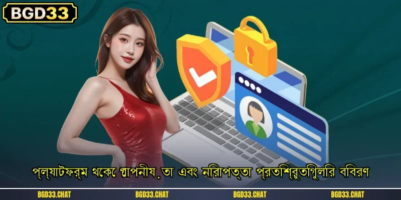 প্ল্যাটফর্ম থেকে গোপনীয়তা এবং নিরাপত্তা প্রতিশ্রুতিগুলির বিবরণ
