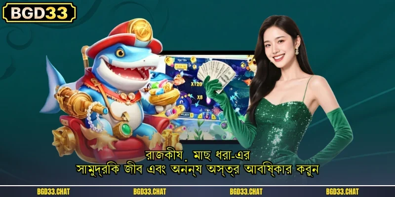 রাজকীয় মাছ ধরা-এর সামুদ্রিক জীব এবং অনন্য অস্ত্র আবিষ্কার করুন