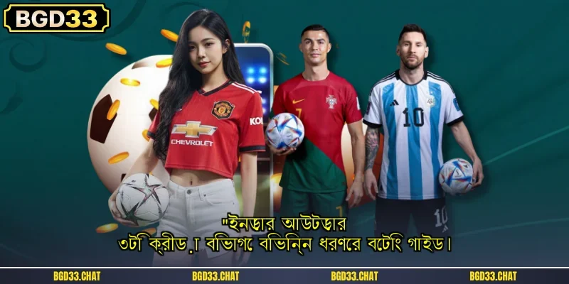 ইনডোর আউটডোর: ৩টি ক্রীড়া বিভাগে বিভিন্ন ধরণের বেটিং গাইড।