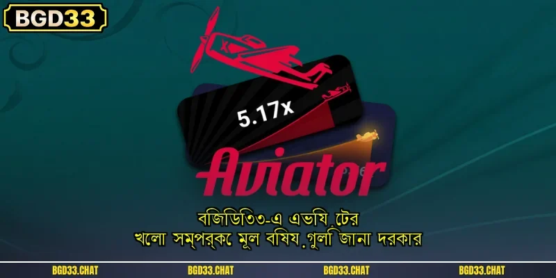 বিজিডি৩৩-এ এভিয়েটর খেলা সম্পর্কে মূল বিষয়গুলি জানা দরকার