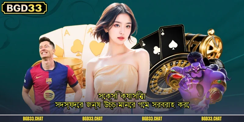 সেক্সি ক্যাসিনো সদস্যদের জন্য উচ্চ-মানের গেম সরবরাহ করে